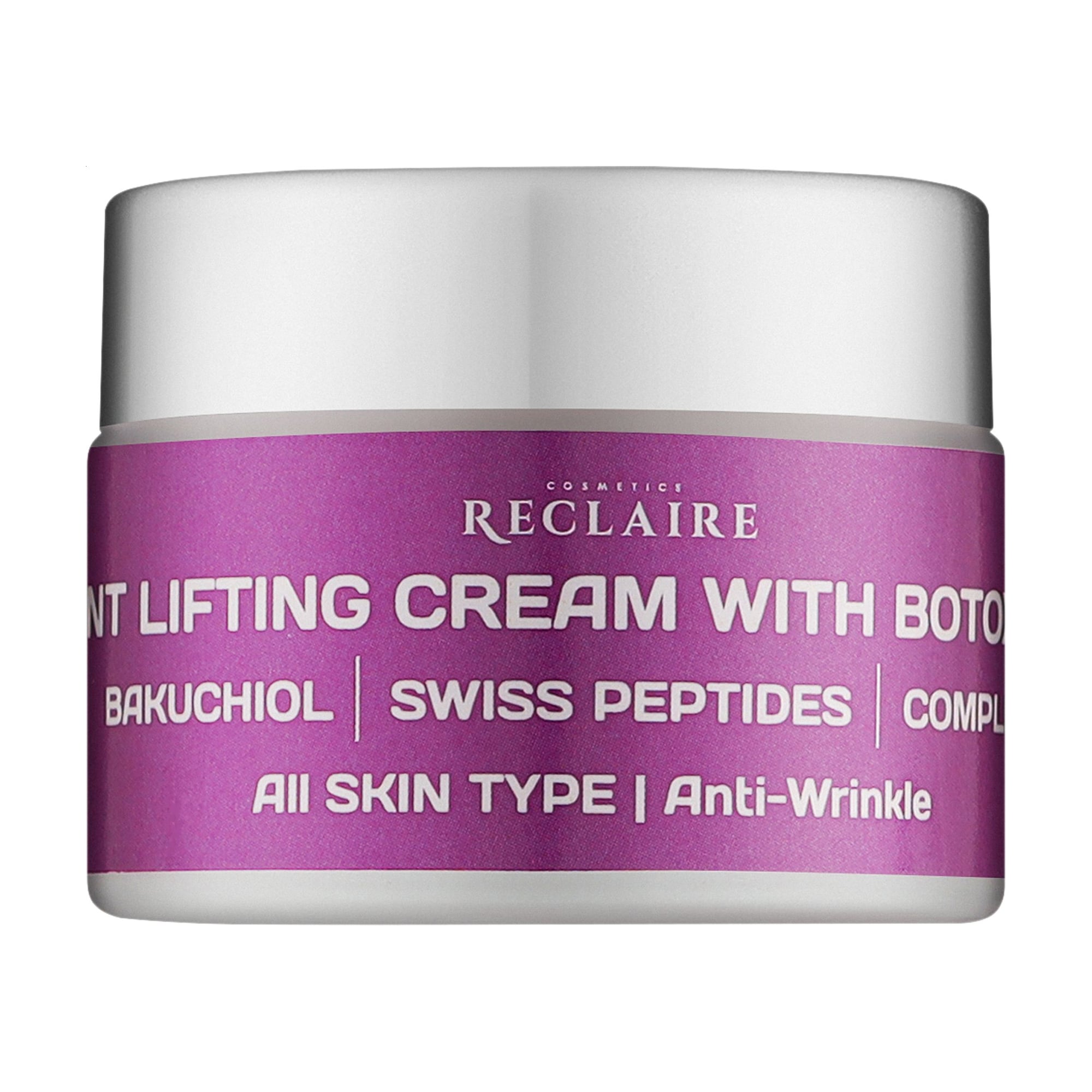 Ліфтинг-крем для обличчя Reclaire Instant Lifting Cream with Botox Effect, 50 мл